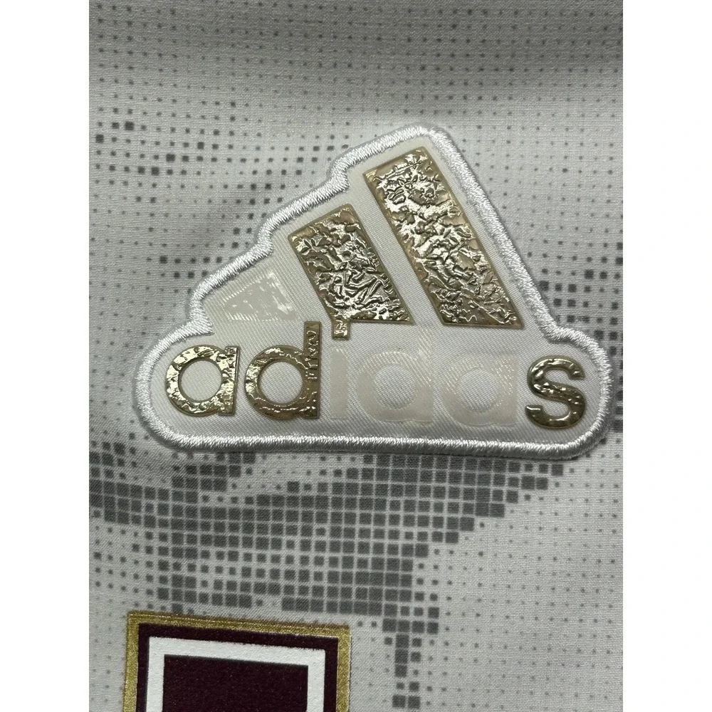 Adidas Windbreaker Mens Large Grey Texas A&M Aggies Marble Camo Side Zip Hoodie